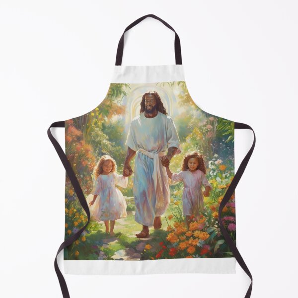 Item preview, Jesus Walking with Children - 2 designed and sold by HeavenGalleria.