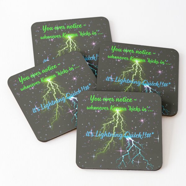 Item preview, whenever Karma kicks in it's lightning quick designed and sold by BurstBlue-1.