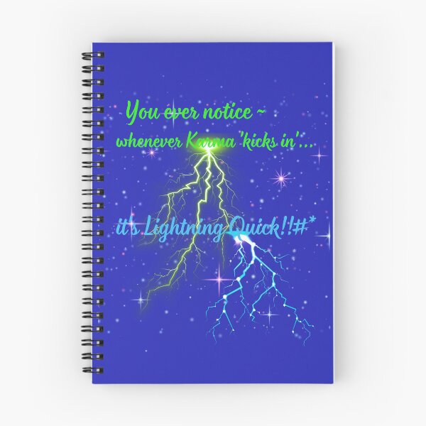 Item preview, whenever Karma kicks in it's lightning quick designed and sold by BurstBlue-1.