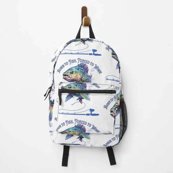 Item preview, Born to Fish, Forced to Work designed and sold by ajsloan.