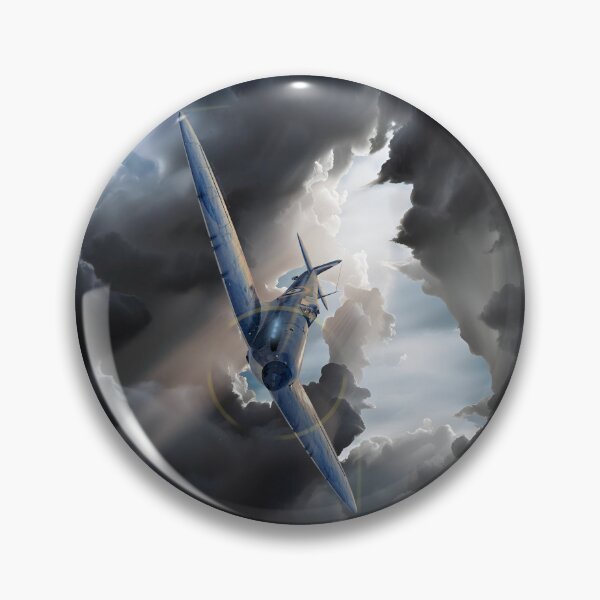 Item preview, Spitfire Aircraft surrounded by dark clouds designed and sold by CoolCarVideos.