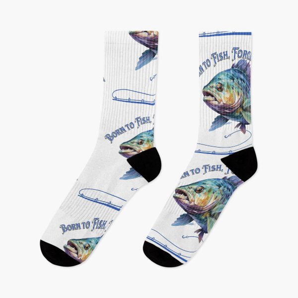 Item preview, Born to Fish, Forced to Work designed and sold by ajsloan.