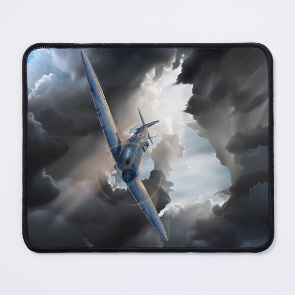 Item preview, Spitfire Aircraft surrounded by dark clouds designed and sold by CoolCarVideos.