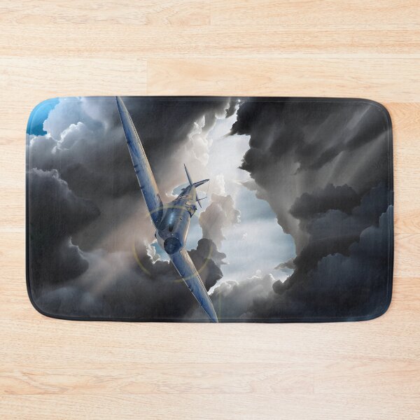Item preview, Spitfire Aircraft surrounded by dark clouds designed and sold by CoolCarVideos.