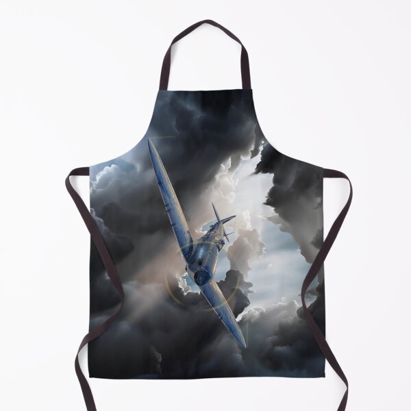 Item preview, Spitfire Aircraft surrounded by dark clouds designed and sold by CoolCarVideos.