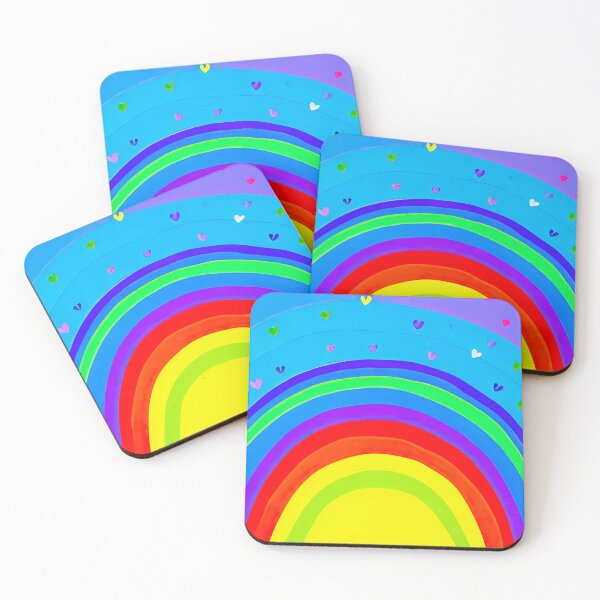 Item preview, Rainbow Hearts 3 designed and sold by secretgardener.
