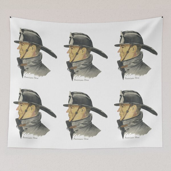 Item preview, Firefighter American Hero designed and sold by RRiddledesigns.