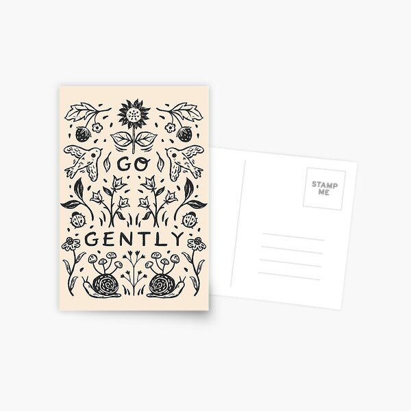 Item preview, Go Gently - Nature Print designed and sold by ohjessmarie.