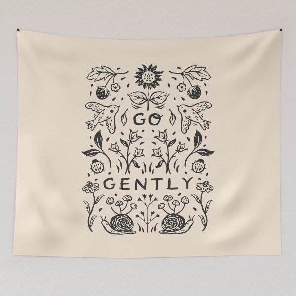 Item preview, Go Gently - Nature Print designed and sold by ohjessmarie.
