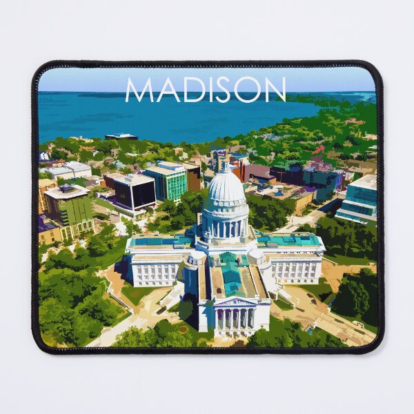 Item preview, Madison, Wisconsin, USA, Print designed and sold by summattodraw.