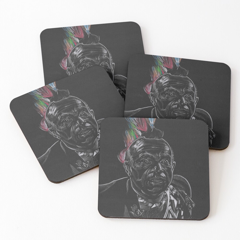 Item preview, Coasters (Set of 4) designed and sold by Pinupmonkey.