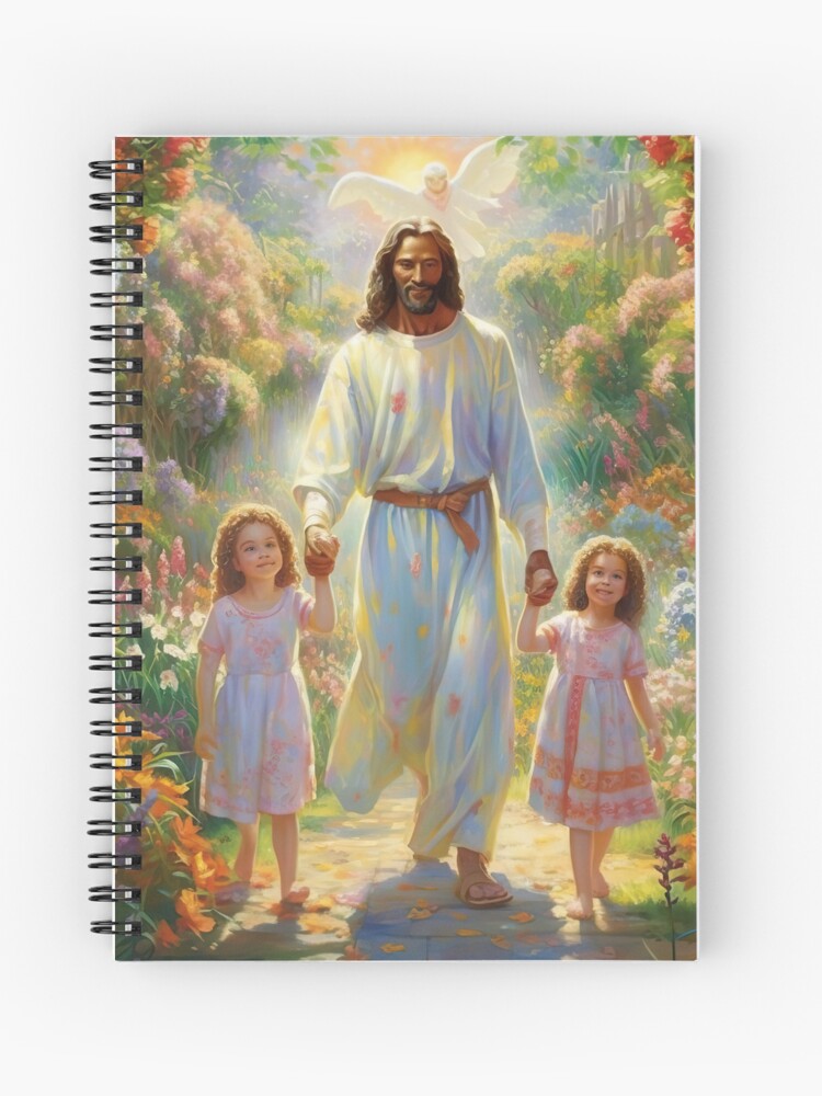 Jesus Walking with Children - 3