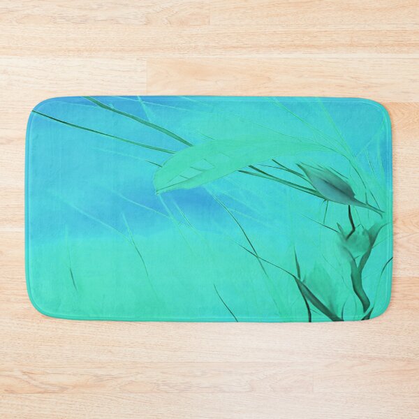 Item preview, Prairie Grass Flowing in the Wind Sky Blue Green  designed and sold by deniselynnimage.