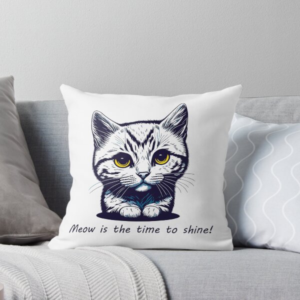 Item preview, Perfectly Radiant: Embrace Your Feline Charm designed and sold by AmatistaThreads.