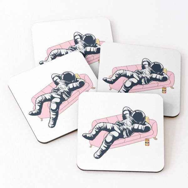 Item preview, Chill Astronaut | Astronaut Relaxing on Couch designed and sold by Fun-N-Cool-Tees.