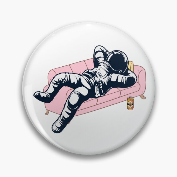 Item preview, Chill Astronaut | Astronaut Relaxing on Couch designed and sold by Fun-N-Cool-Tees.