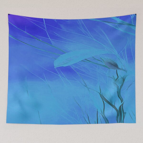 Item preview, Prairie Grass Flowing in the Wind Blue Sky Purple Sun designed and sold by deniselynnimage.