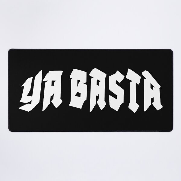 Item preview, YA BASTA. - ENOUGH IS ENOUGH. BANNER. WHITE. designed and sold by 5hertz.