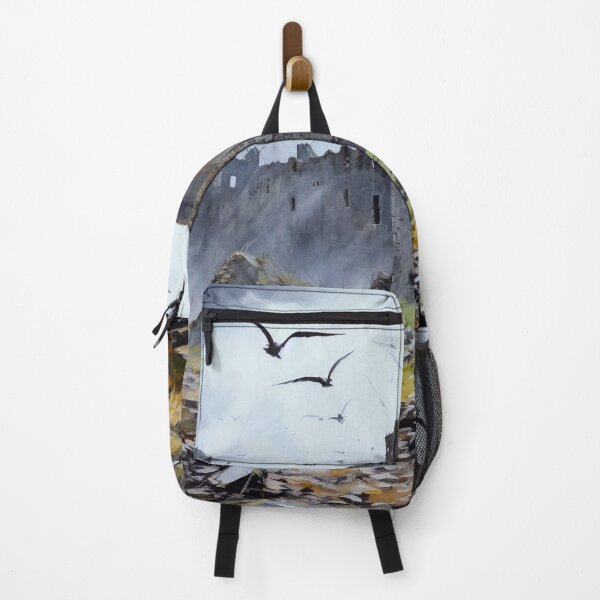 Item preview, Liminal Concept Abandoned English Castle Digital Watercolour Art designed and sold by liminal-concept.