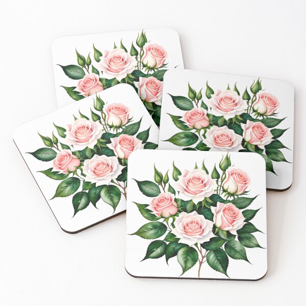 Item preview, Watercolor painting of roses designed and sold by Harmonysens.