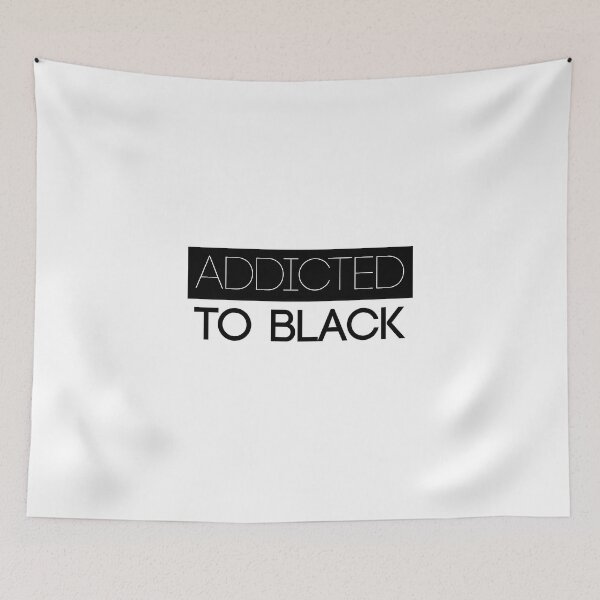 Item preview, ADDICTED TO BLACK Design For Boys Girls Friends  designed and sold by saadkh.