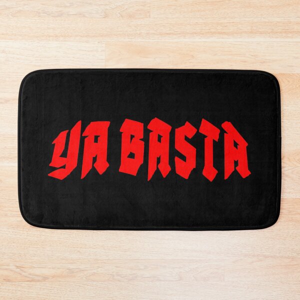 Item preview, YA BASTA. - ENOUGH IS ENOUGH. BANNER. RED. designed and sold by 5hertz.