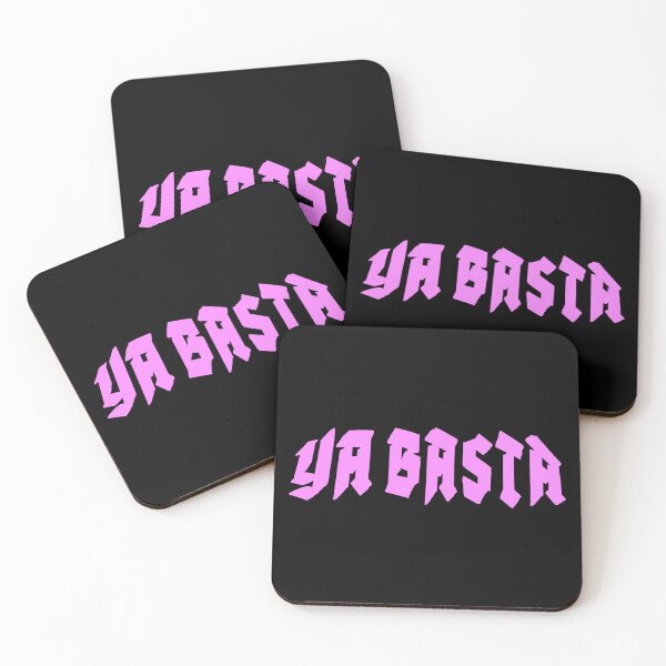 Item preview, YA BASTA. - ENOUGH IS ENOUGH. BANNER. PINK. designed and sold by 5hertz.