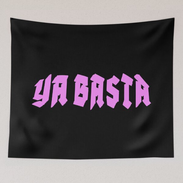 Item preview, YA BASTA. - ENOUGH IS ENOUGH. BANNER. PINK. designed and sold by 5hertz.