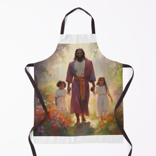 Item preview, Jesus Walking with Children - 4 designed and sold by HeavenGalleria.