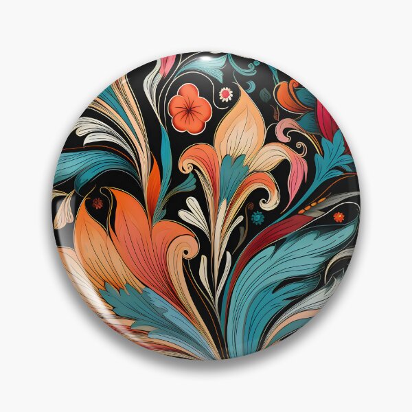 Item preview, Ottoman art in vivid colors III: A fusion of stylized floral motifs and vibrant geometric designs. designed and sold by InsaneLEDP.