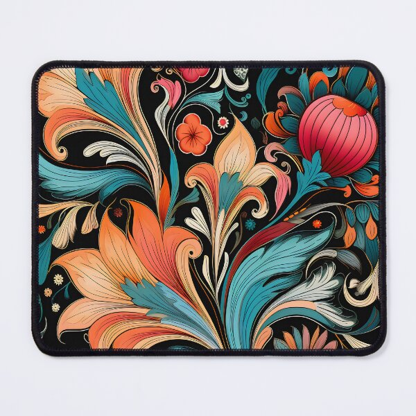 Item preview, Ottoman art in vivid colors III: A fusion of stylized floral motifs and vibrant geometric designs. designed and sold by InsaneLEDP.