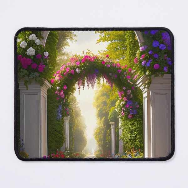 Item preview, Beautiful Garden Arch - Path with Stunning Looking Flowers and Greenery designed and sold by SassyClassyMe.