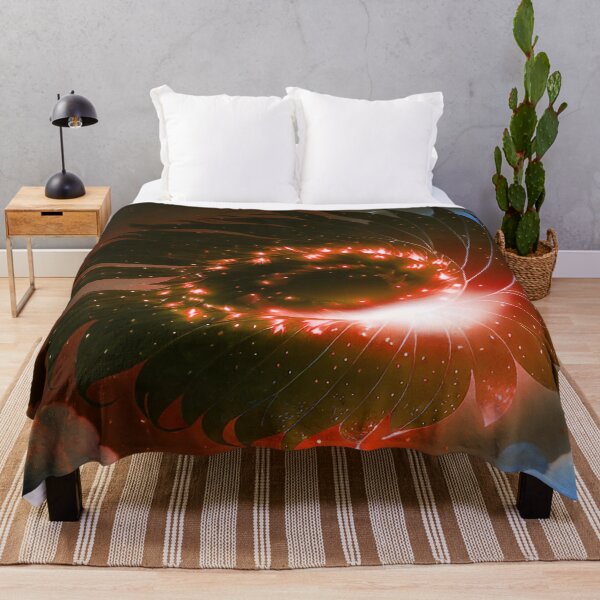 Item preview, Galaxy of Floral Petals Rotating in the Night Orange designed and sold by deniselynnimage.