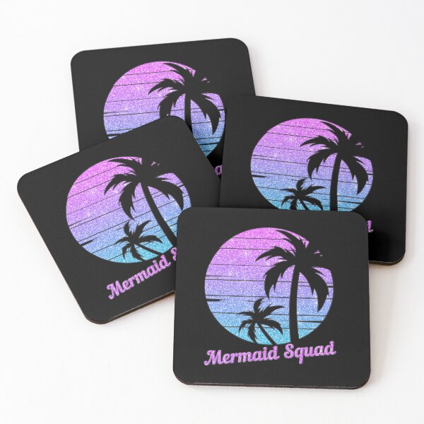 Item preview, MERMAID SQUAD - Summer Girl's Trip, Pacific Ocean, Vacay Mode, Sunset, Beach, Party Animal designed and sold by Sun Sand & Sea Art.