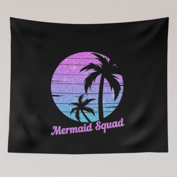 Item preview, MERMAID SQUAD - Summer Girl's Trip, Pacific Ocean, Vacay Mode, Sunset, Beach, Party Animal designed and sold by Sun Sand & Sea Art.