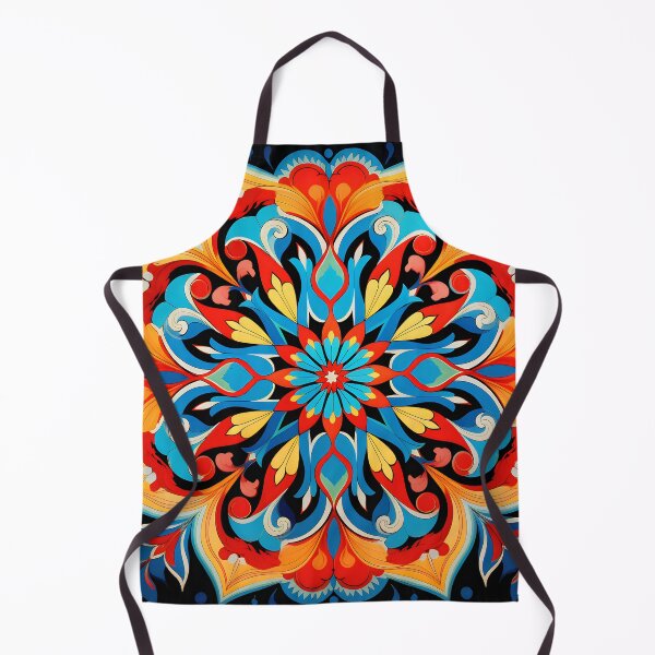 Item preview, Ottoman art in vivid colors VI: A fusion of stylized floral motifs and vibrant geometric designs. designed and sold by InsaneLEDP.