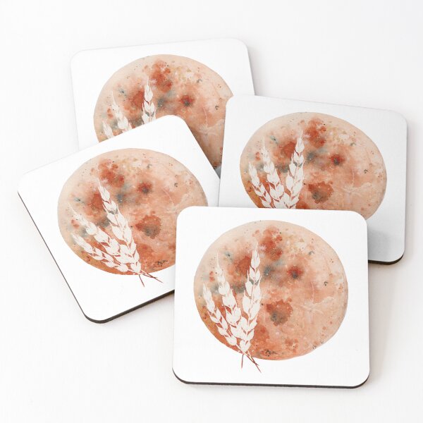 Artikelvorschau, Vollmond-Aquarell entworfen und verkauft von Elaine McGhee.