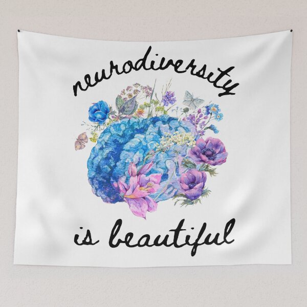 Item preview, Neurodiversity is Beautiful  designed and sold by ArtofAddison.