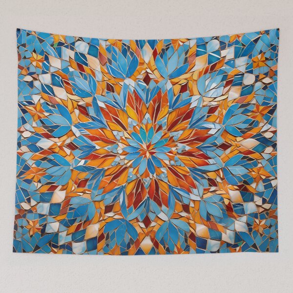 Item preview, Ottoman art in vivid colors VII: A fusion of stylized floral motifs and vibrant geometric designs. designed and sold by InsaneLEDP.