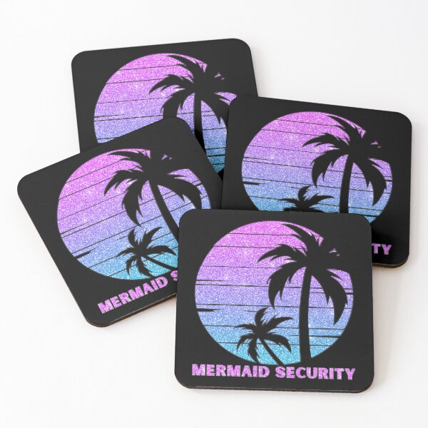 Item preview, MERMAID SECURITY - Summer Girl's Trip, Pacific Ocean, Vacay Mode, Sunset, Beach, Party Animal designed and sold by Sun Sand & Sea Art.