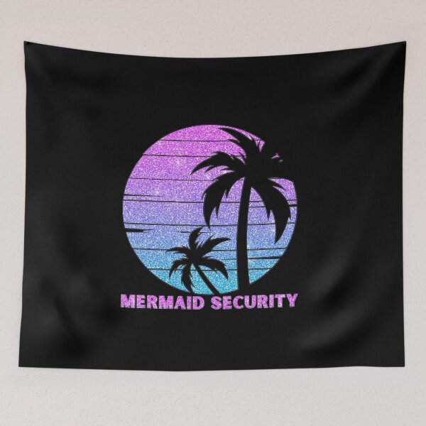 Item preview, MERMAID SECURITY - Summer Girl's Trip, Pacific Ocean, Vacay Mode, Sunset, Beach, Party Animal designed and sold by Sun Sand & Sea Art.