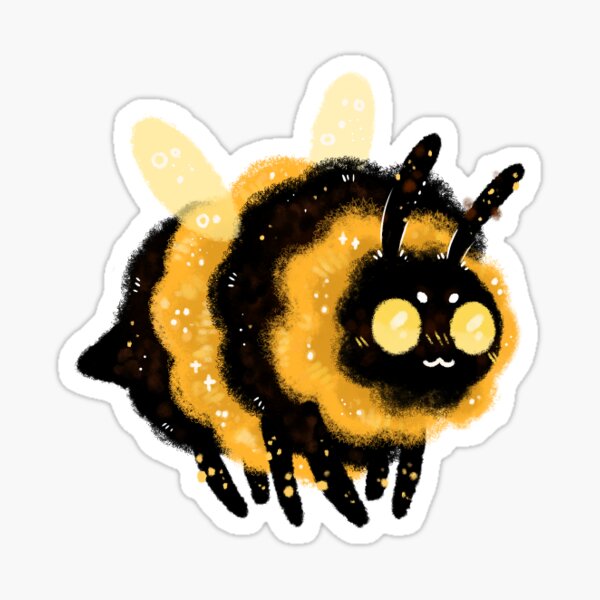 Fat Bumble Bee Sticker