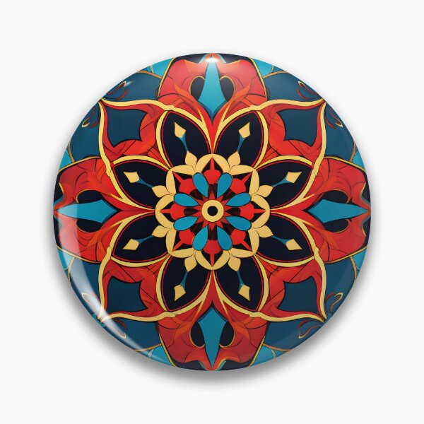 Item preview, Ottoman art in vivid colors VIII: A fusion of stylized floral motifs and vibrant geometric designs. designed and sold by InsaneLEDP.