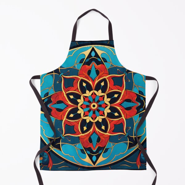 Item preview, Ottoman art in vivid colors VIII: A fusion of stylized floral motifs and vibrant geometric designs. designed and sold by InsaneLEDP.