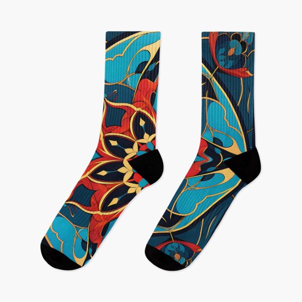 Item preview, Ottoman art in vivid colors VIII: A fusion of stylized floral motifs and vibrant geometric designs. designed and sold by InsaneLEDP.
