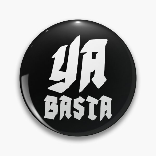 Item preview, YA BASTA - ENOUGH IS ENOUGH. SQUARE. WHITE. designed and sold by 5hertz.