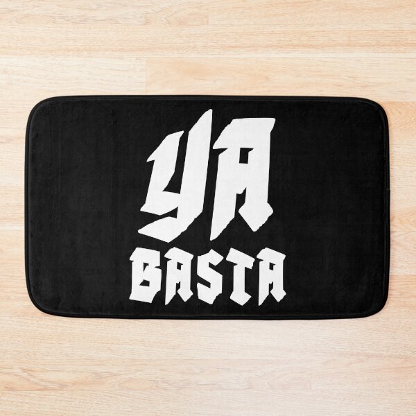 Item preview, YA BASTA - ENOUGH IS ENOUGH. SQUARE. WHITE. designed and sold by 5hertz.