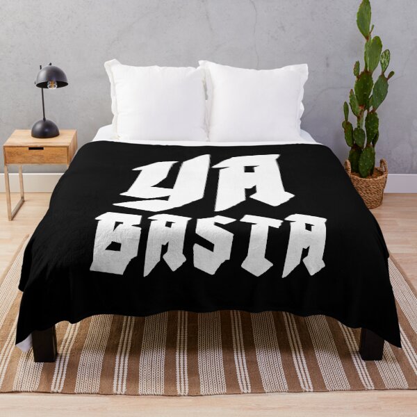 Item preview, YA BASTA - ENOUGH IS ENOUGH. SQUARE. WHITE. designed and sold by 5hertz.