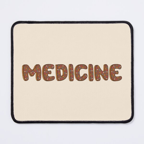 Item preview, Medicine Word Shaped Like Chocolate Donuts designed and sold by ITCHAWAWAA.