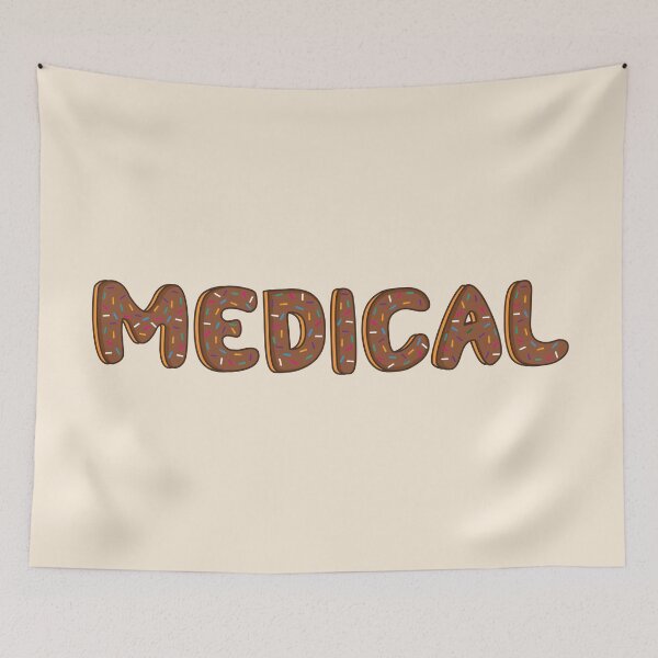 Item preview, Medical Word Shaped Like Chocolate Donuts designed and sold by ITCHAWAWAA.